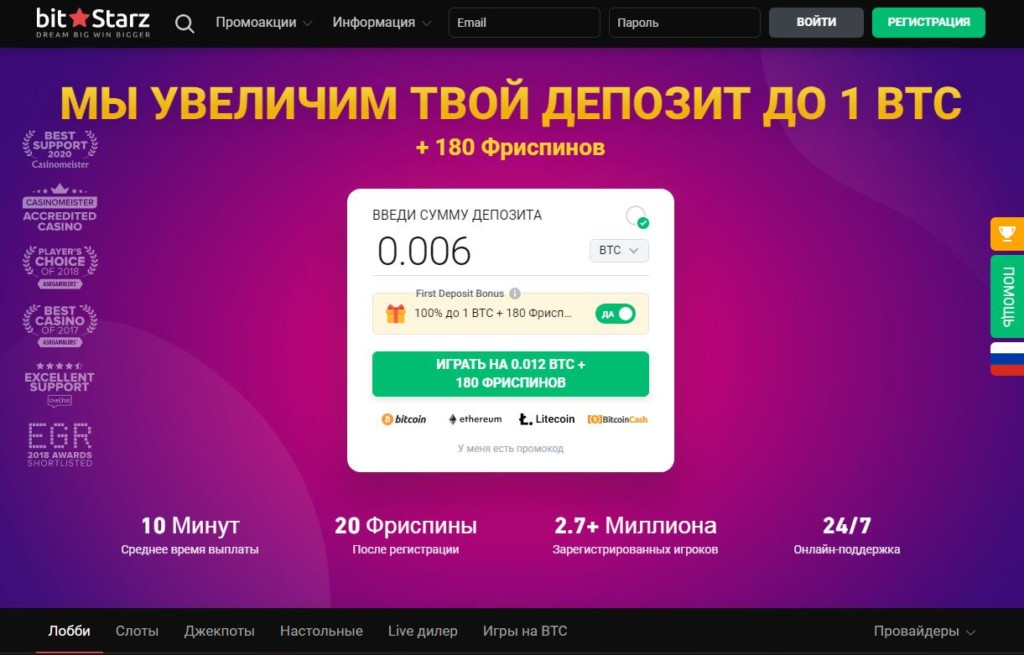 Bitstarz казино
